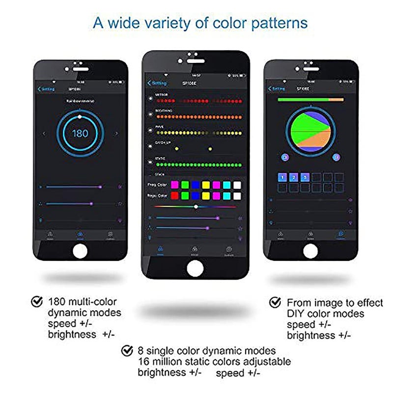 RGBZONE SP108E WiFi LED Controller, Smart APP Control, DC5V/12V/24V WS2812B WS2811 WS2815 WS2801 SK6812-RGBW WS2813 SK9822 etc Almost LED Strip Module Light - Image 5
